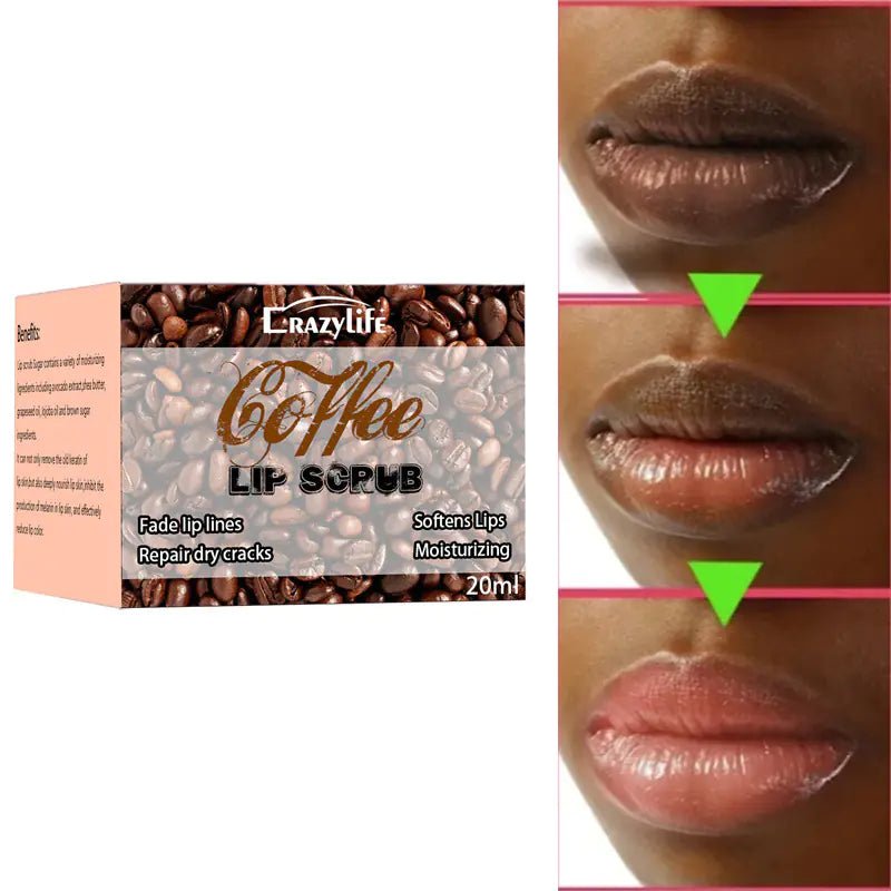 Crazylife Coffee Lip Scrub for Moisturizing Care - Jays Shop uk