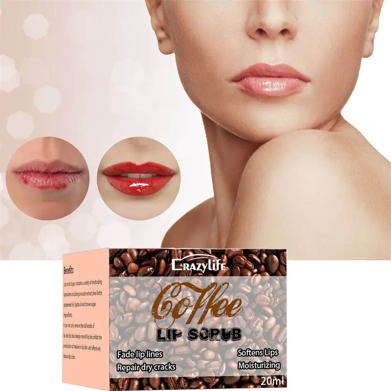 Crazylife Coffee Lip Scrub for Moisturizing Care - Jays Shop uk