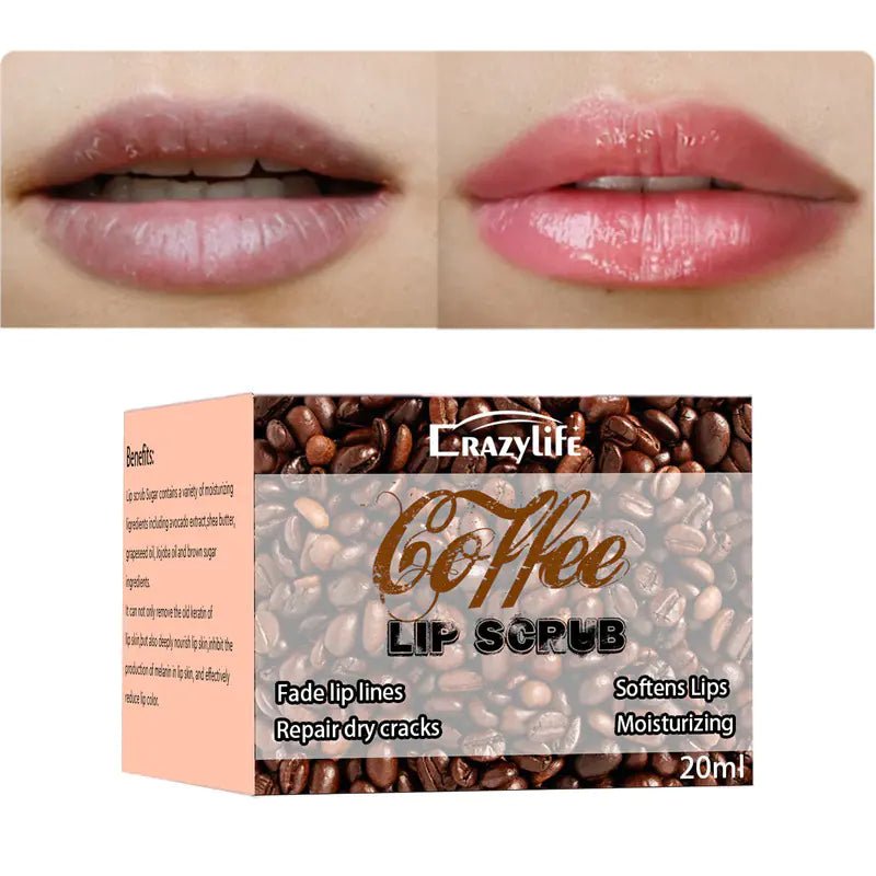 Crazylife Coffee Lip Scrub for Moisturizing Care - Jays Shop uk