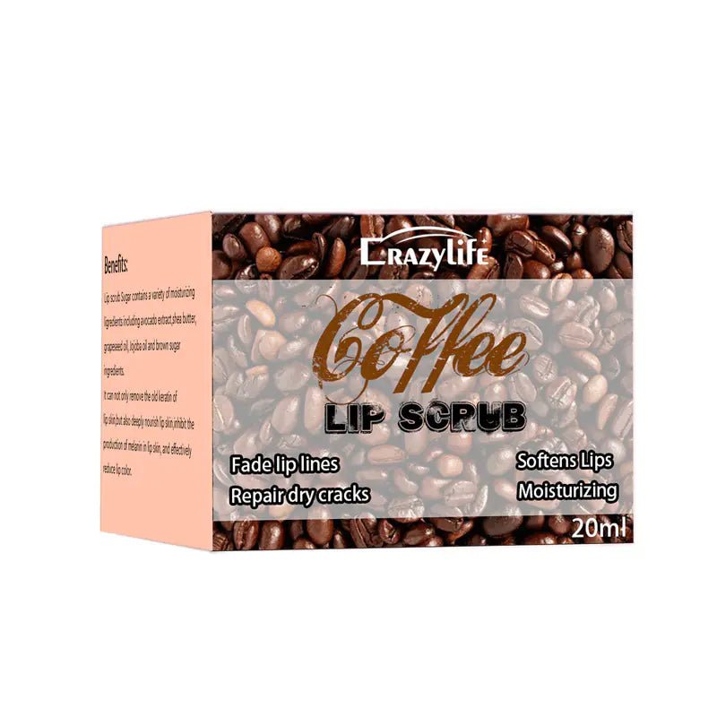 Crazylife Coffee Lip Scrub for Moisturizing Care - Jays Shop uk