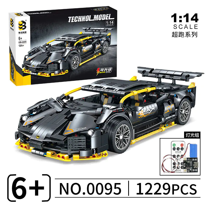 Lego-Compatible Bugatti Chiron Model Toy Gift Set