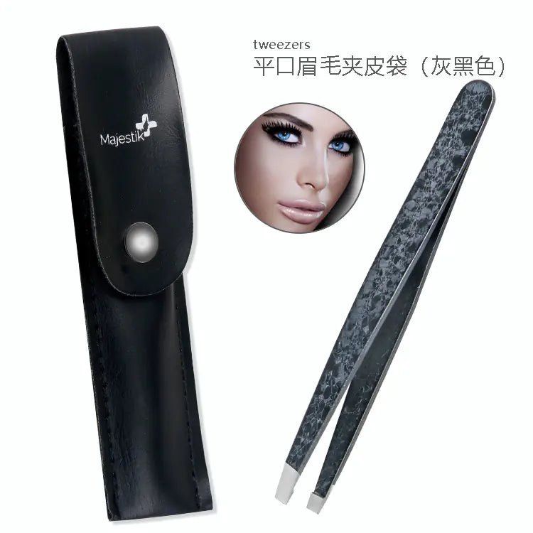 Double - Sided Stainless Steel Tweezers Beauty Set - Jays Shop uk