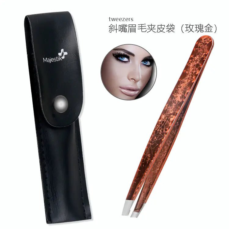 Double - Sided Stainless Steel Tweezers Beauty Set - Jays Shop uk