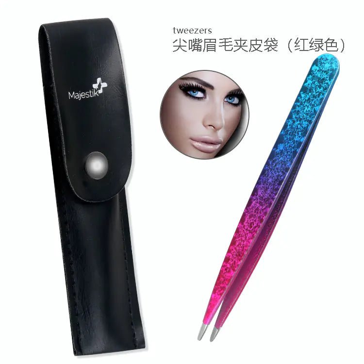 Double - Sided Stainless Steel Tweezers Beauty Set - Jays Shop uk