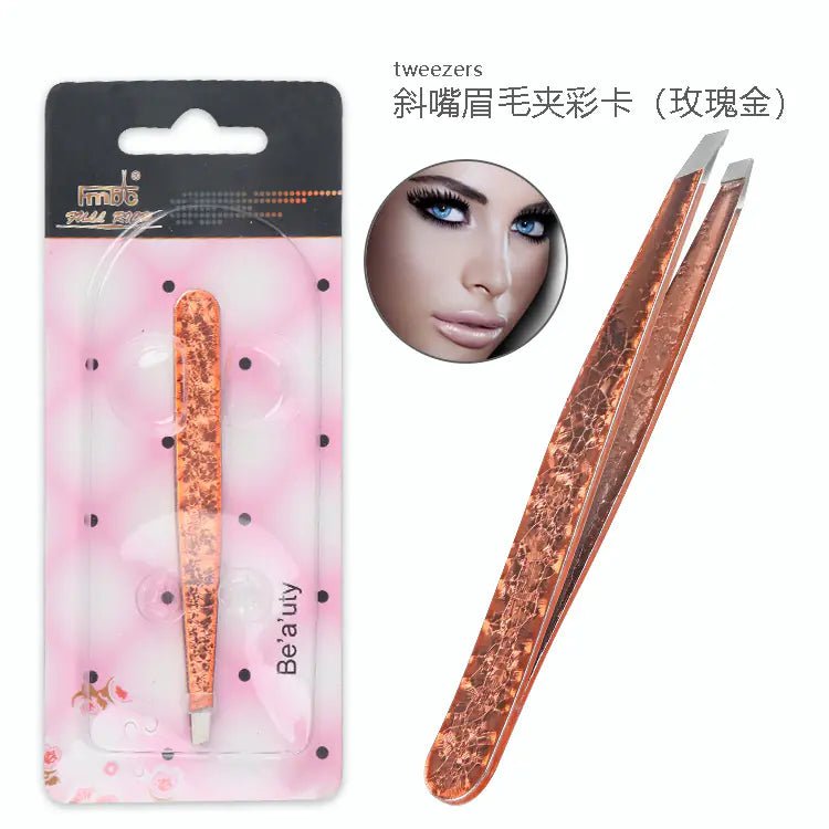 Double - Sided Stainless Steel Tweezers Beauty Set - Jays Shop uk