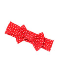 Valentines Day Turban Bow Baby Girls Valentines Day Headband Bowknot Holiday Headware BTV03 (D2-Red Band)