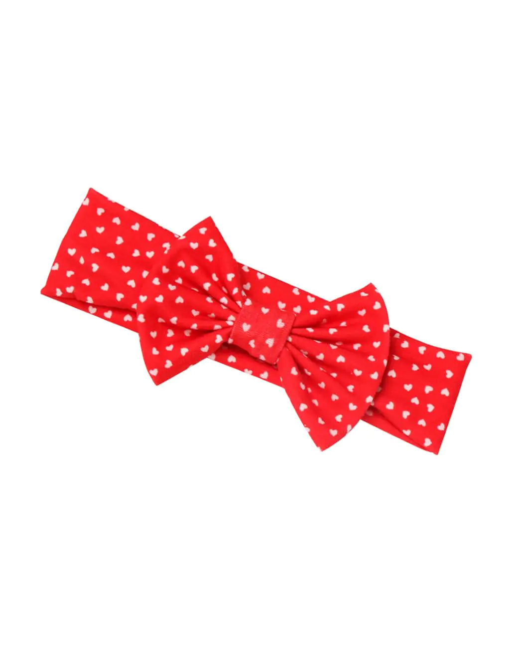 Valentines Day Turban Bow Baby Girls Valentines Day Headband Bowknot Holiday Headware BTV03 (D2-Red Band)