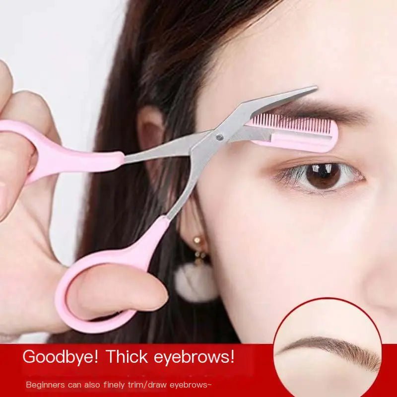 Eyebrow Scissors with Comb for Beginners and Makeup - Jays Shop uk