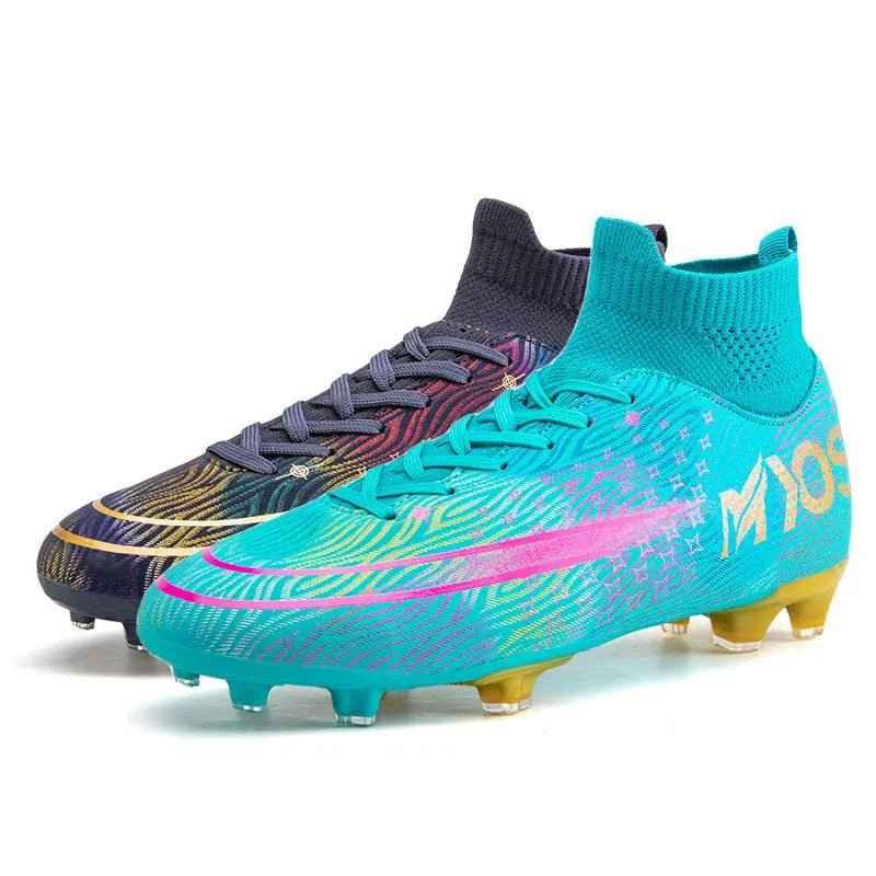 Premium Soccer Shoes for Men - Leather Upper, Superior Comfort & Enhanced Performance