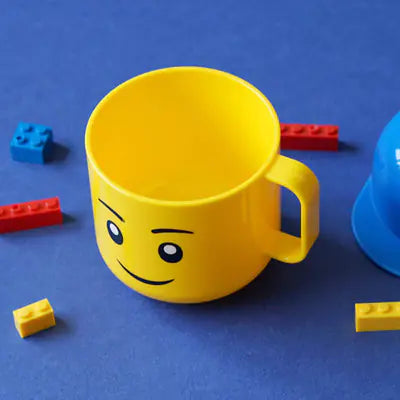 Korean Imported LEGO Smile Face Kids Cup with Lid