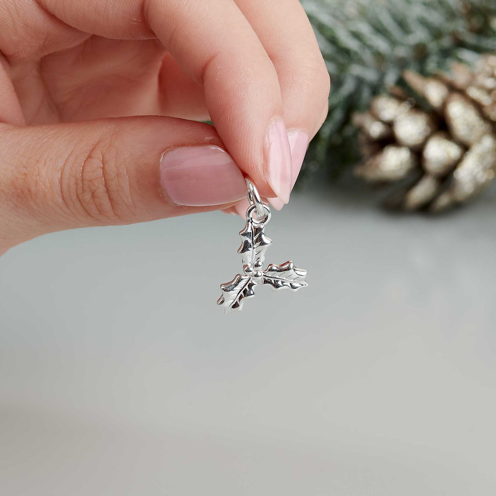 Holly Silver Charm - Jays Shop uk