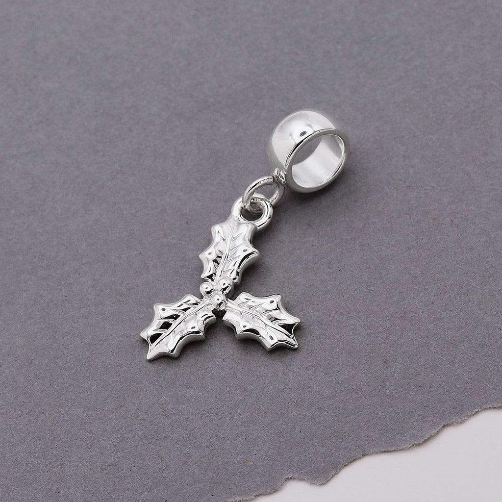 Holly Silver Charm - Jays Shop uk