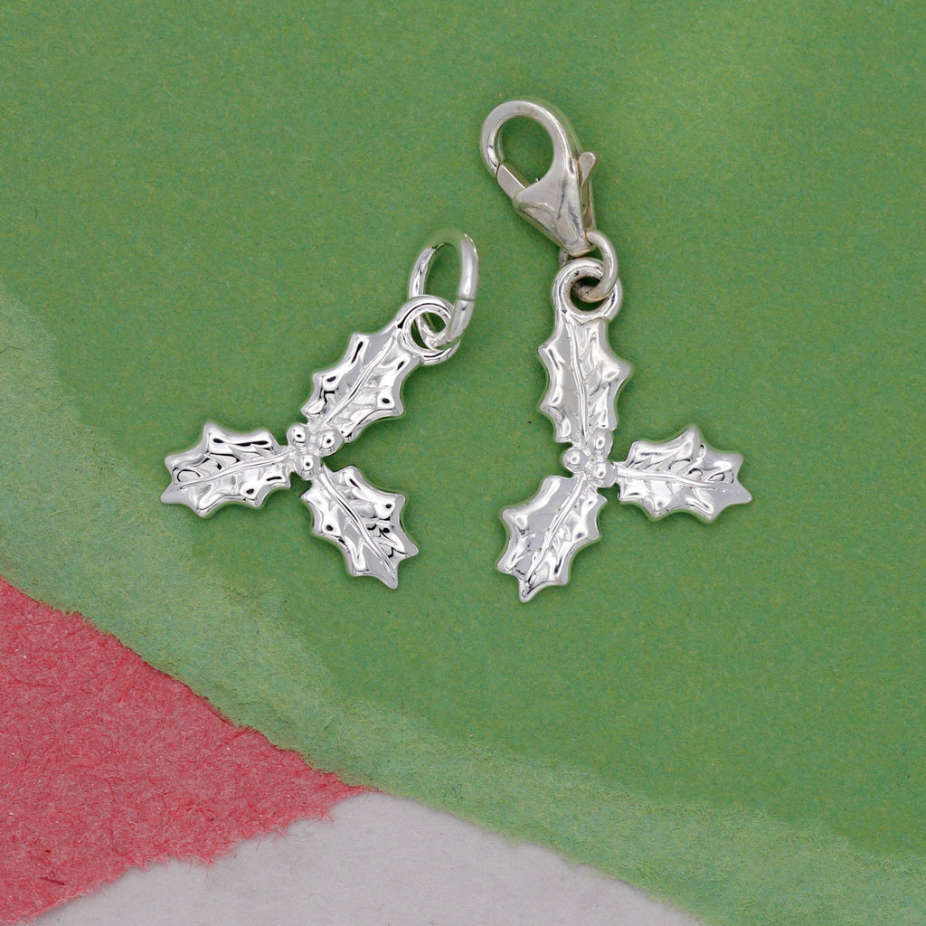 Holly Silver Charm - Jays Shop uk