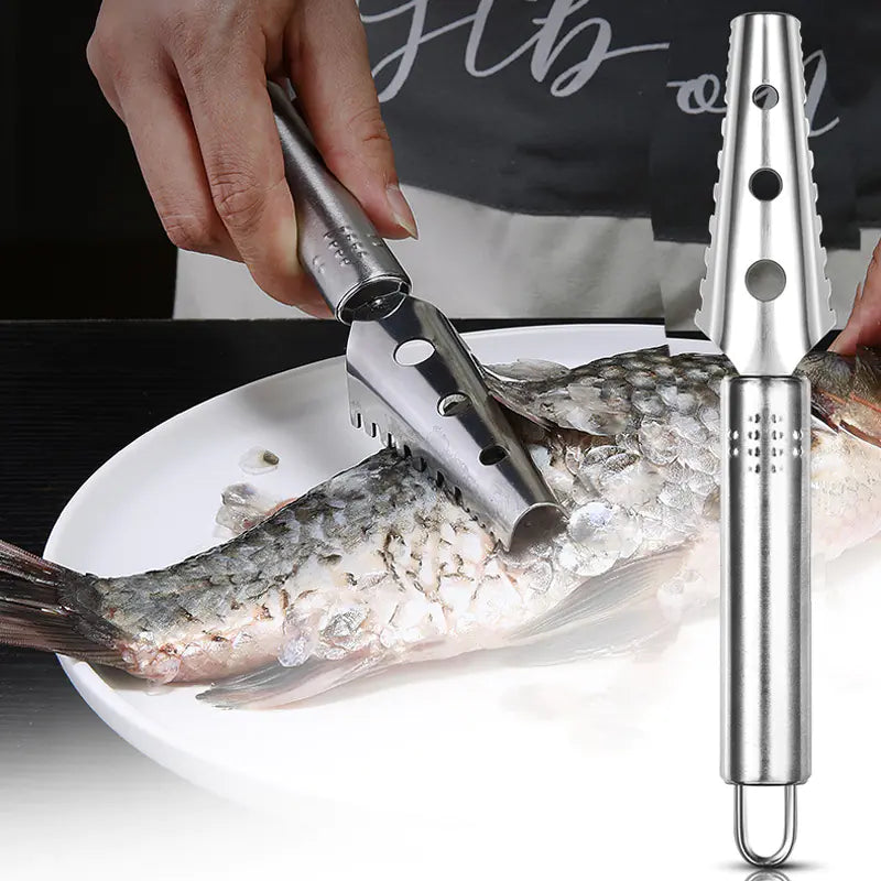 Fish Scale Scraper - 430 Stainless Steel Tool
