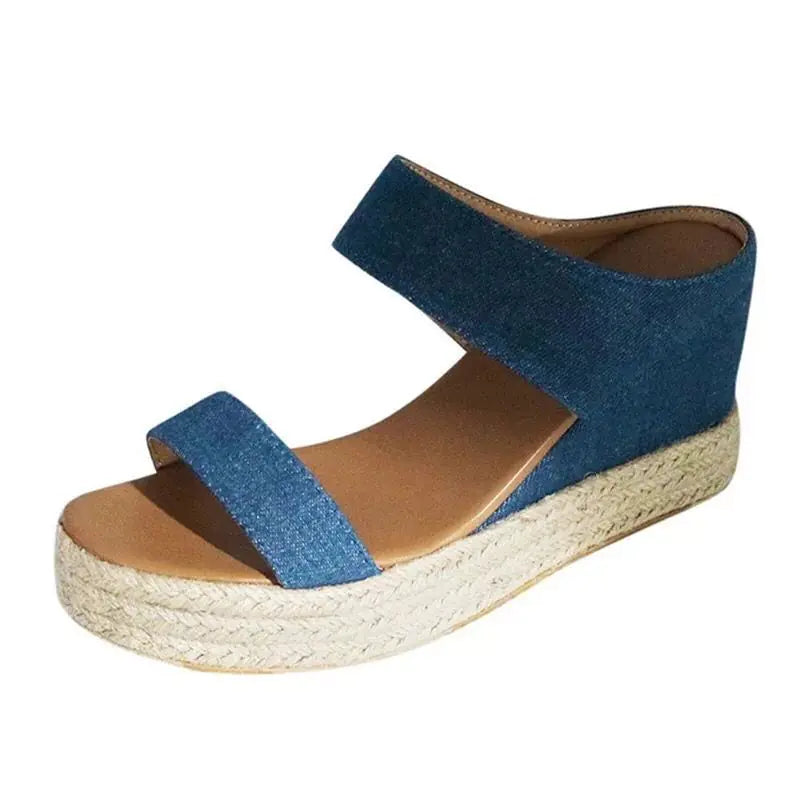 Hemp Rope Wedge Sandals for Women