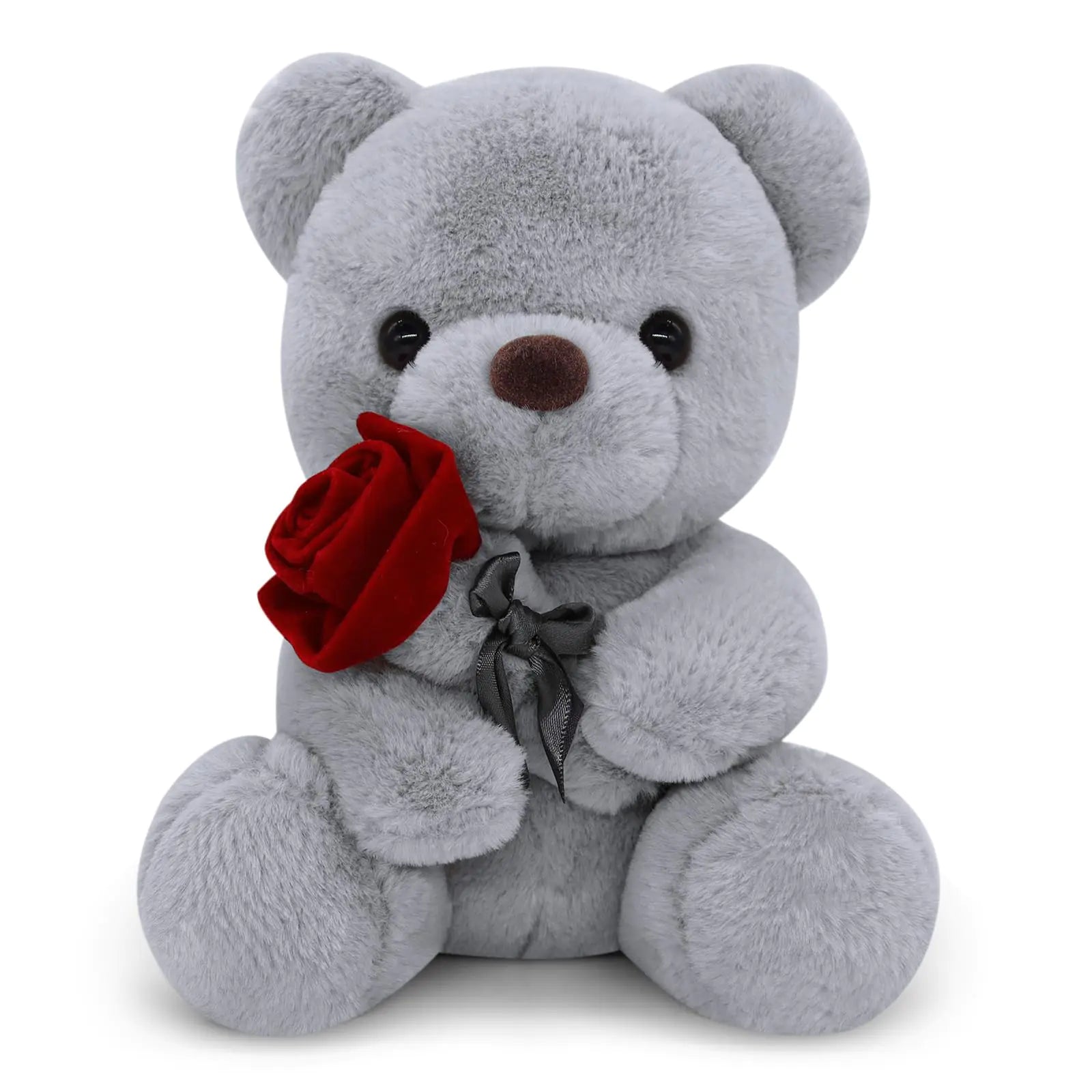 LSYDCARM Teddy Bear Stuffed Animals with Rose 9Inch Cute Valentines Stuffed Animal Teddy Bear Plush Valentine’s Day Gift for Her Him Girlfriend Boyfriend Kids Valentines Day Decorations