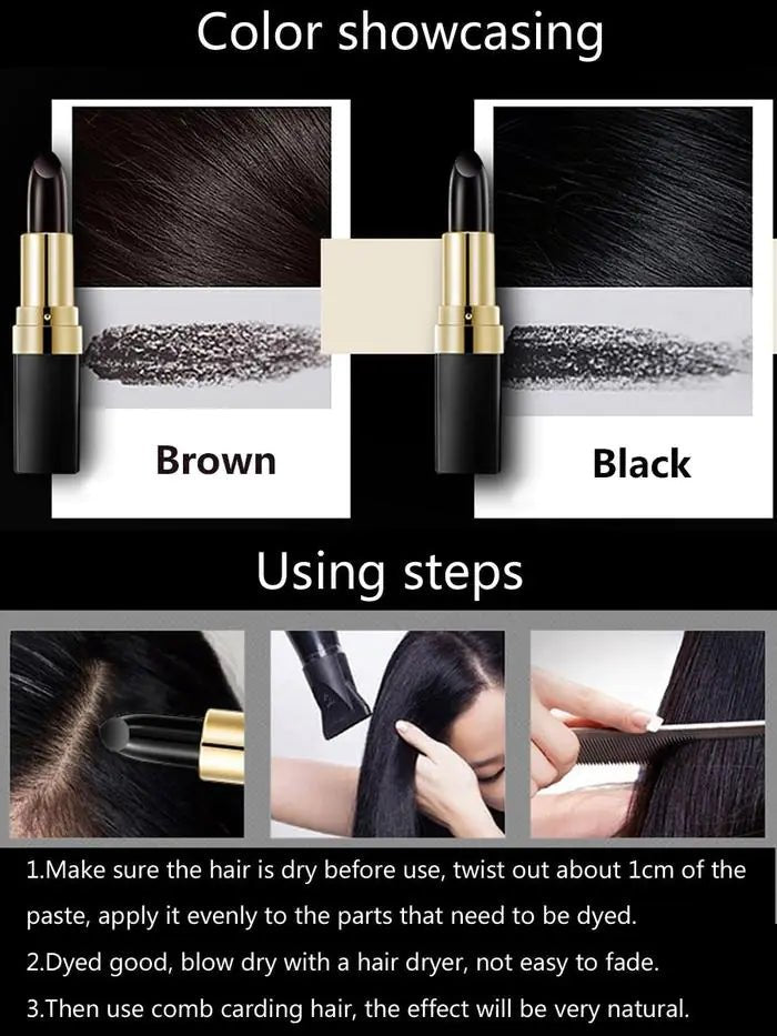 Lai Mei 3.8g Hair Dye Stick for Quick Gray Coverage - Jays Shop uk