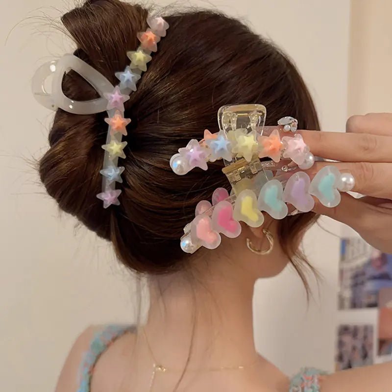 Love Star Hair Clip - Fashionable Simple Accessory - Jays Shop uk