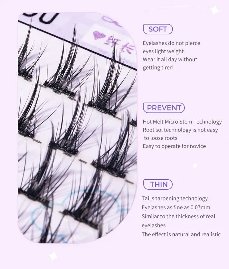 Manga Cluster Lashes for Natural Anime Cosplay Look - Jays Shop uk