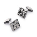 Modernist Cufflinks In Gun Metal - Jays Shop uk