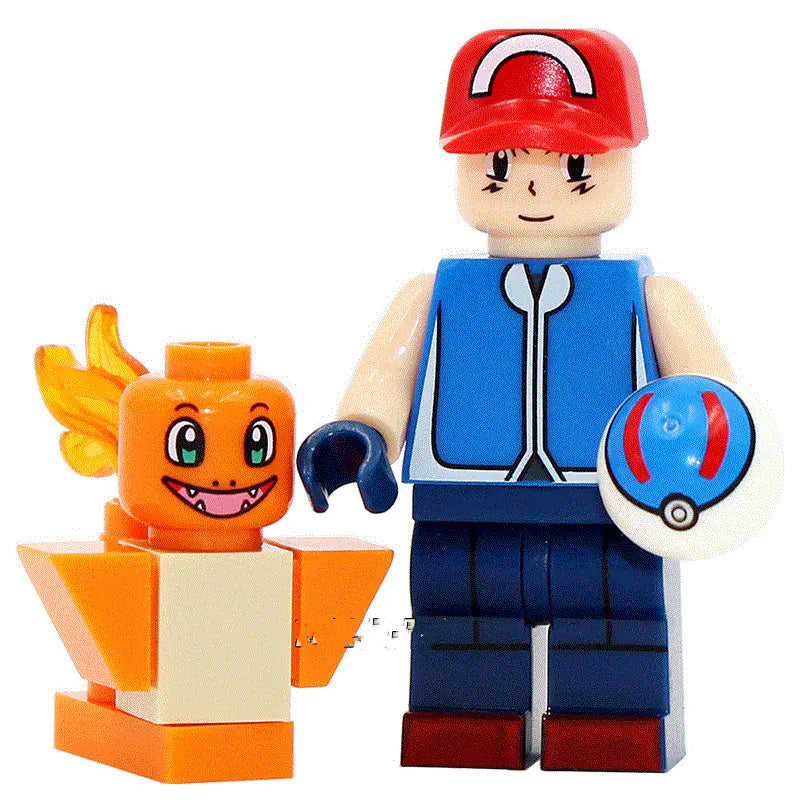 Pokémon SY620 Ash Pikachu Building Blocks Compatible with LEGO