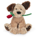 GUND Deangelo Valentines Day Dog Holding Red Rose Stuffed Animal Plush