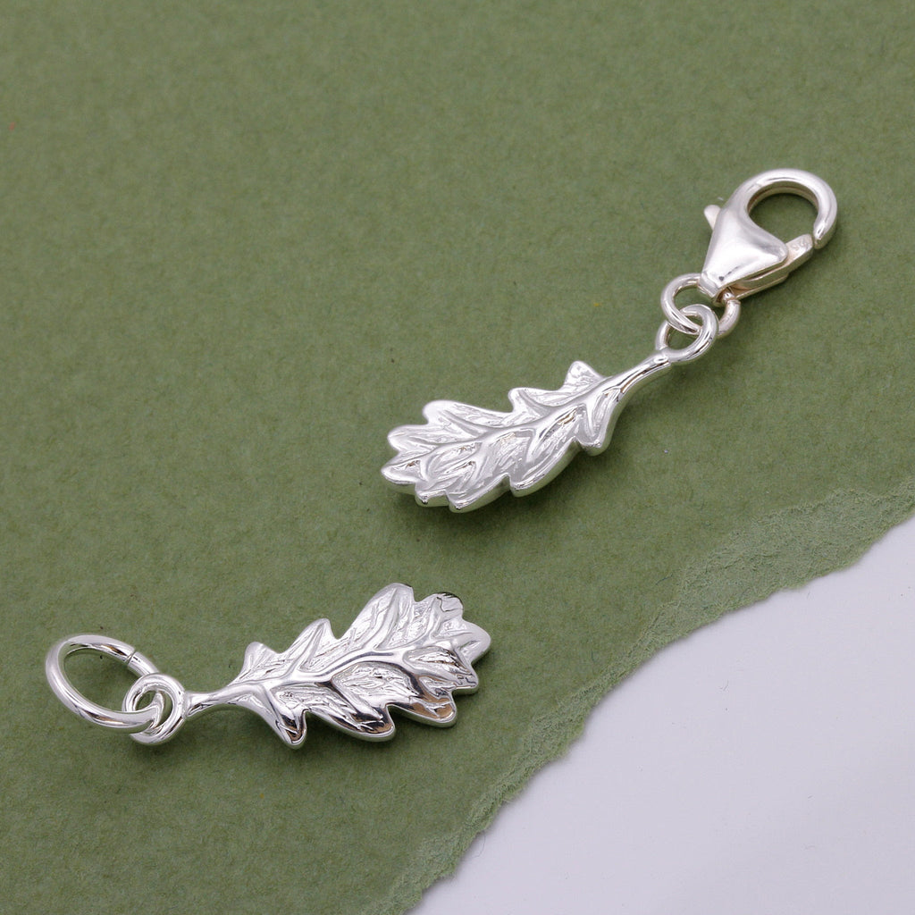 Oak Leaf Silver Charm