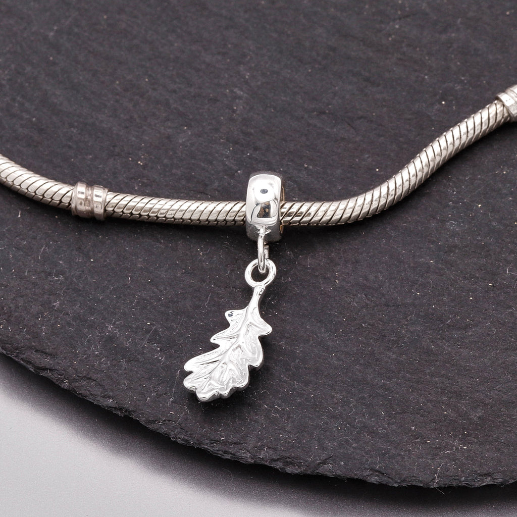 Oak Leaf Silver Charm