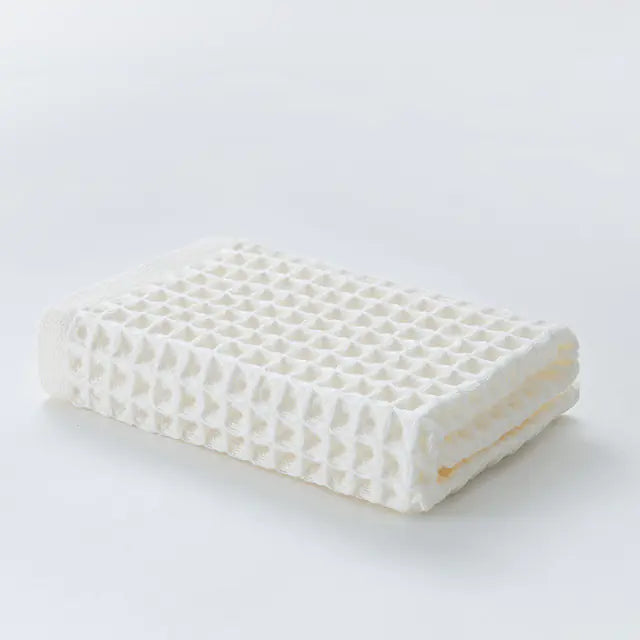 Adult Waffle Soft Cotton Hand Towel - 34x34cm