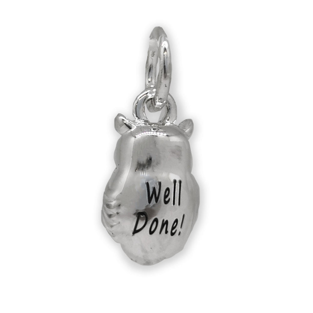 Owl Personalised Silver Charm - Jays Shop uk
