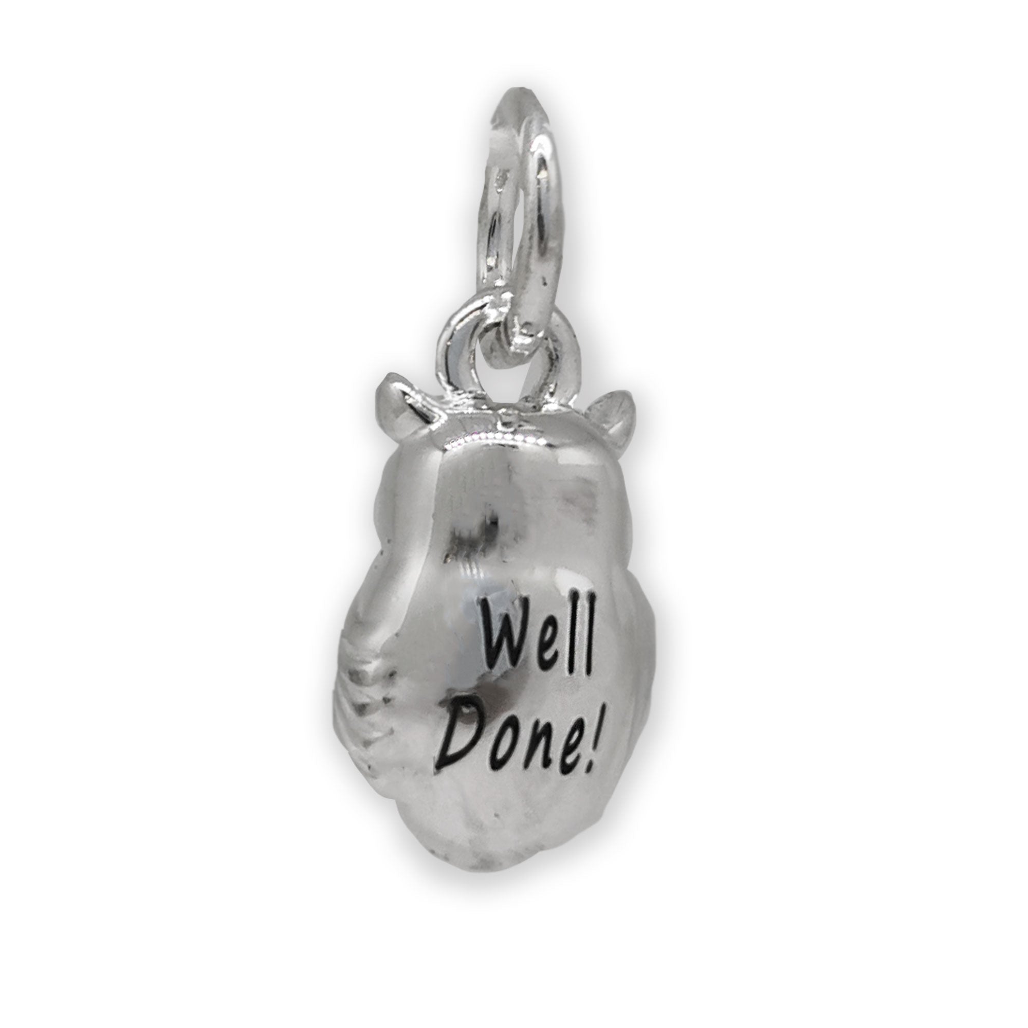 Owl Personalised Silver Charm - Jays Shop uk