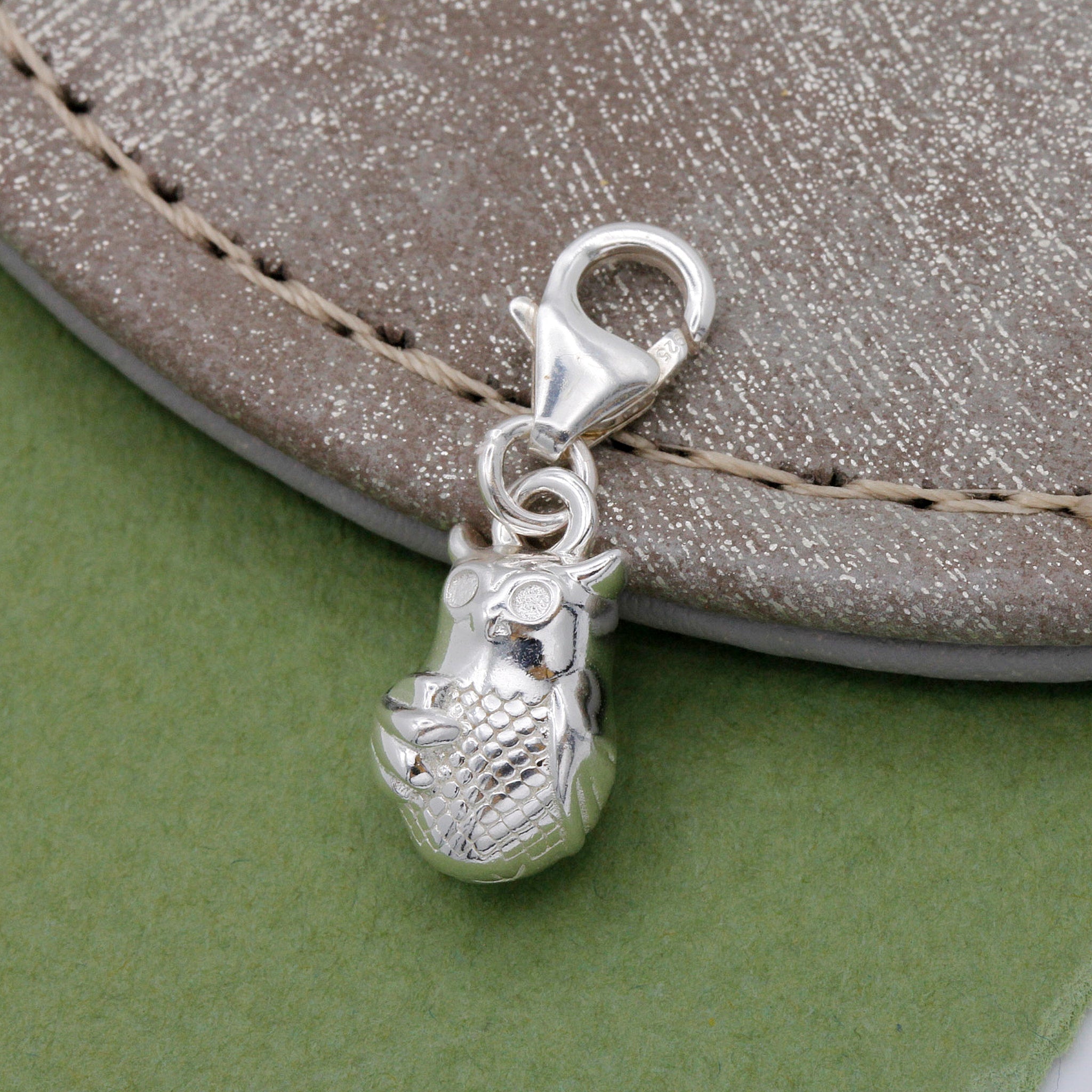 Owl Personalised Silver Charm - Jays Shop uk