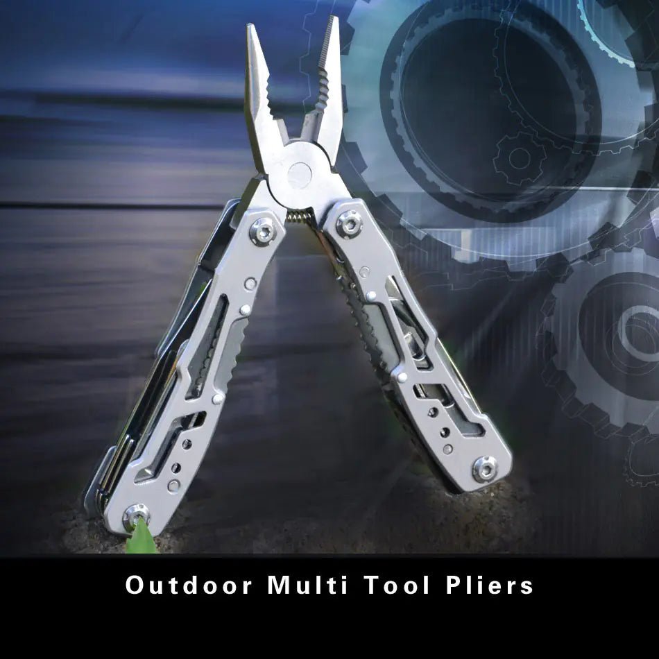 Portable Stainless Steel Multi - Tool Pliers for Camping - Jays Shop uk