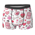 Yomko ValentineS Day Hear Love MenS Boxer Briefs Underwear For Men Gift Trunk M