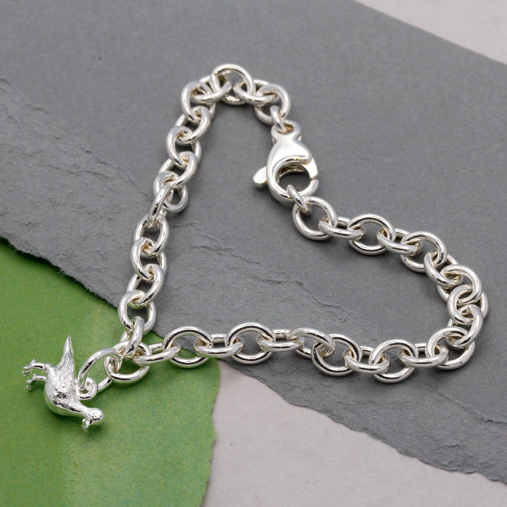 Seagull Silver Charm