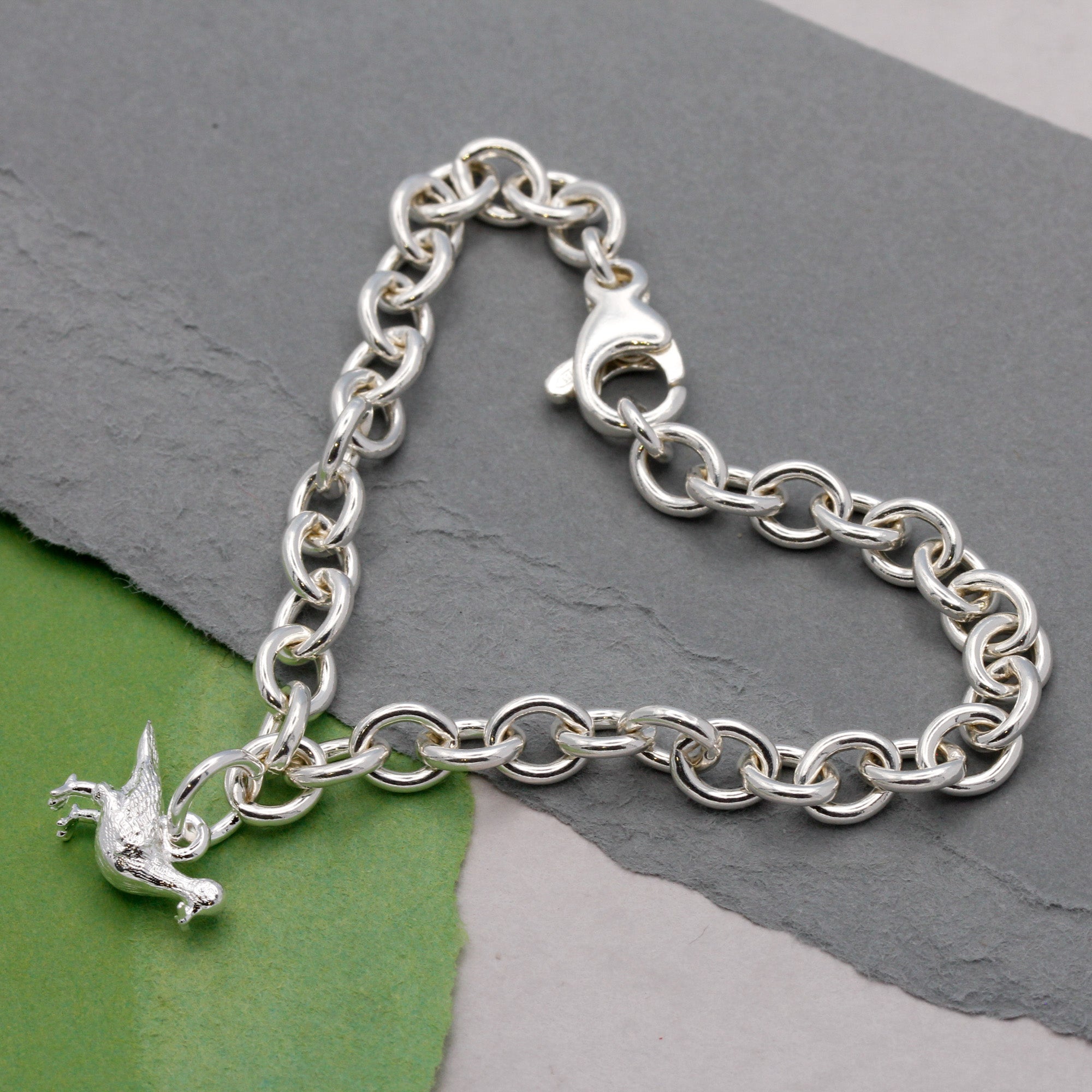 Seagull Silver Charm