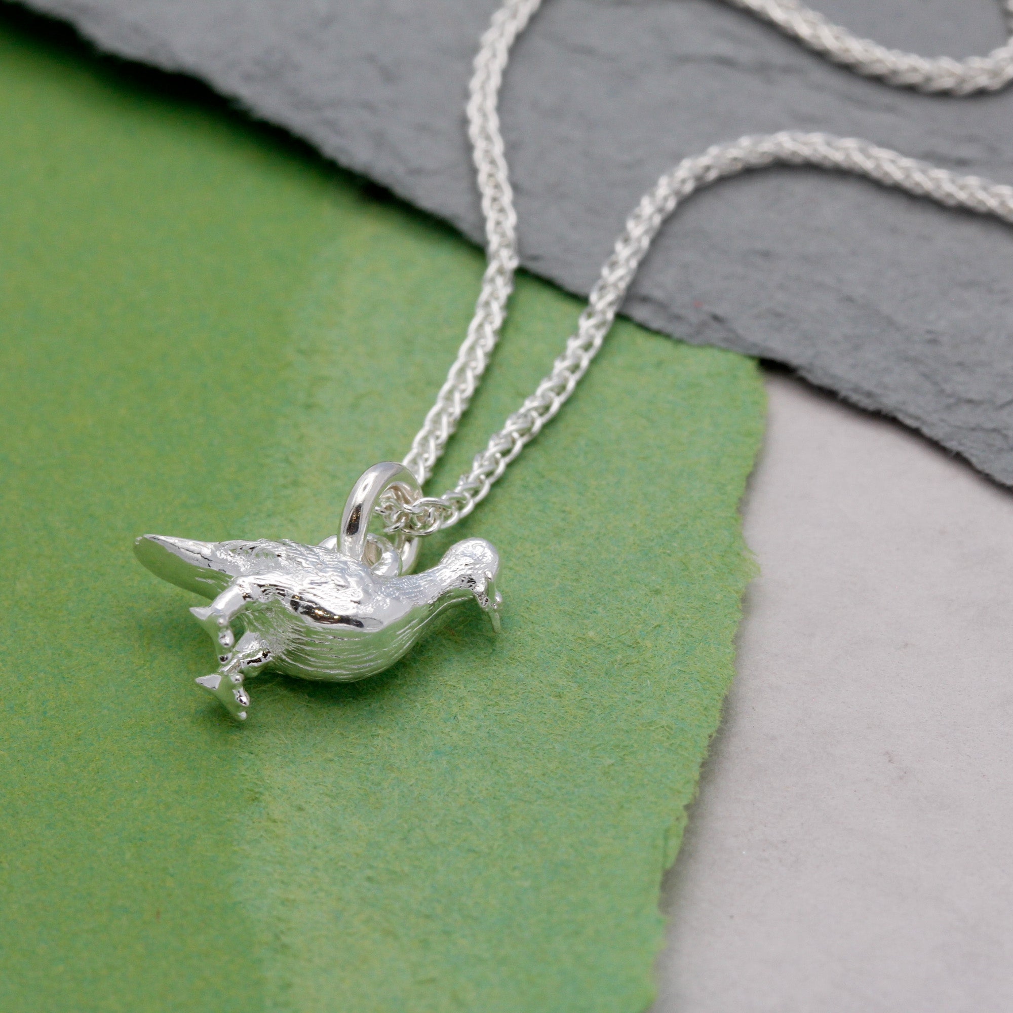 Seagull Silver Charm