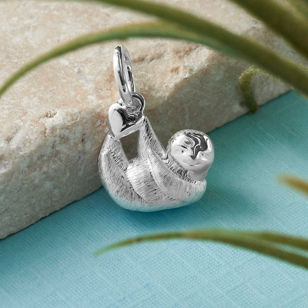 Sloth Silver Charm - Jays Shop uk