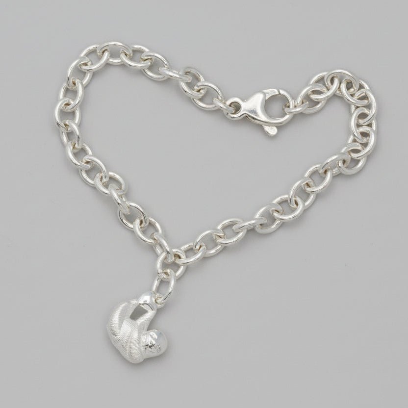Sloth Silver Charm - Jays Shop uk