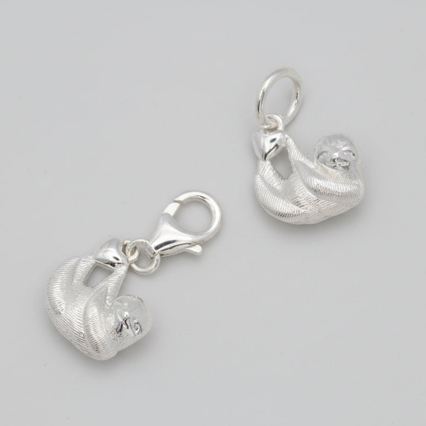 Sloth Silver Charm - Jays Shop uk