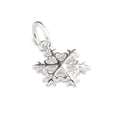 Snowflake Silver Charm - Jays Shop uk