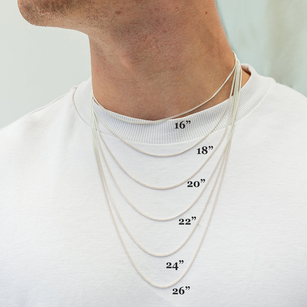 Travel Safe Compass St Christopher Small Silver Necklace - Jays Shop uk