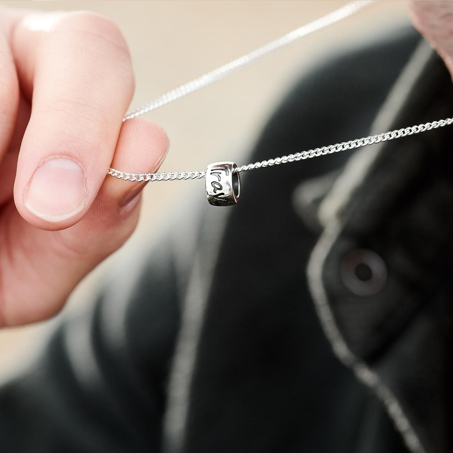 Travel Safe Recycled Silver Silver Necklace - Jays Shop uk