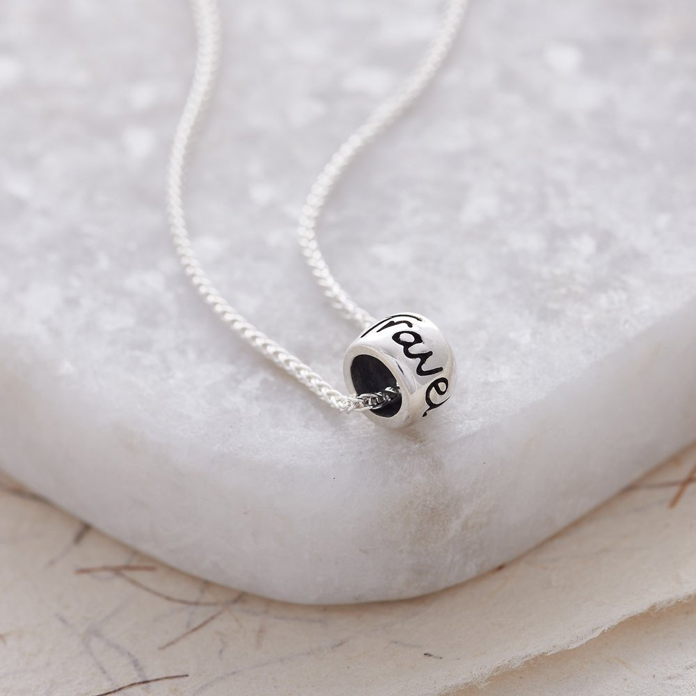 Travel Safe Recycled Silver Silver Necklace - Jays Shop uk