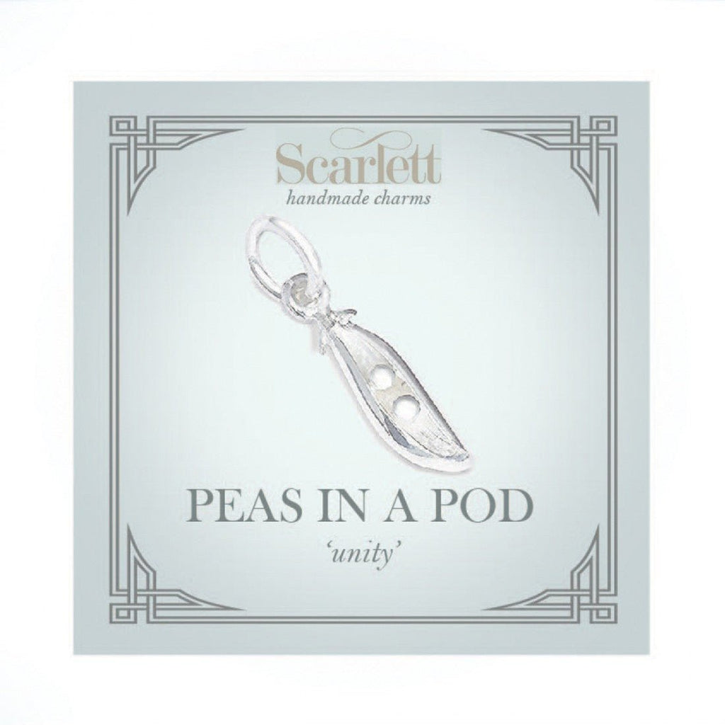 Two Peas In A Pod Silver Charm - Jays Shop uk