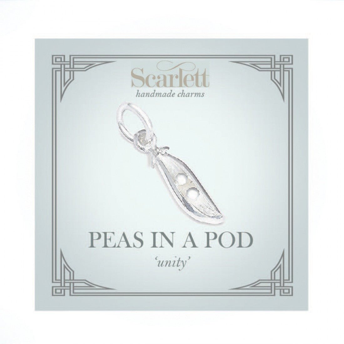 Two Peas In A Pod Silver Charm - Jays Shop uk