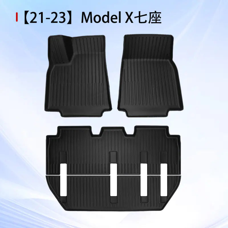 All-Weather TPE Floor Mats for Tesla Model 3/Y/S/X