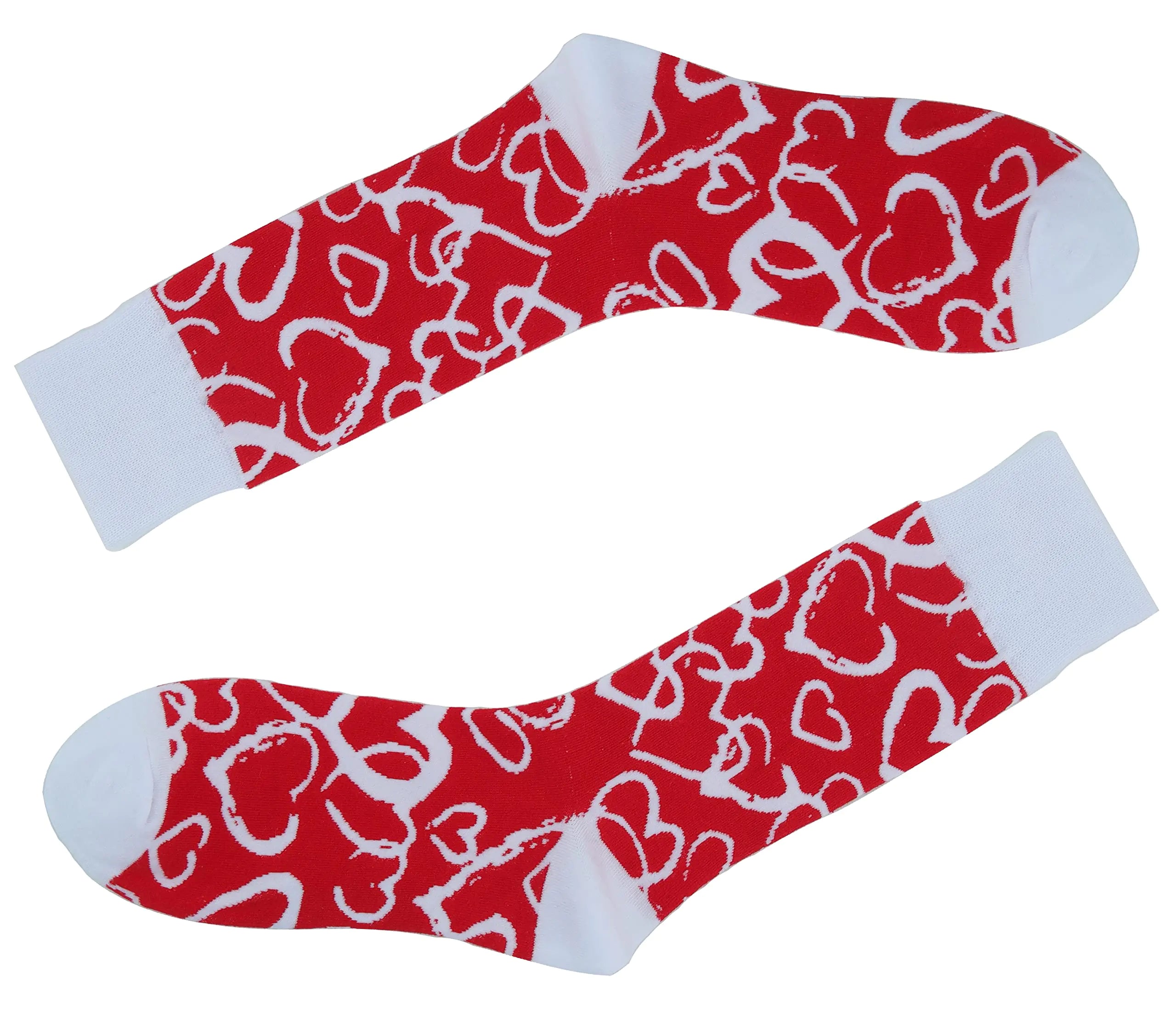 Man of Men Valentines Day Socks - Soft Cotton Trendy Simply Romance