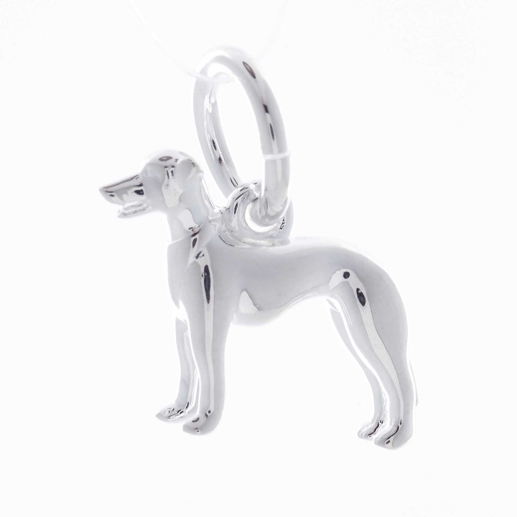 Whippet Silver Dog Charm - Jays Shop uk