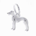 Whippet Silver Dog Charm - Jays Shop uk